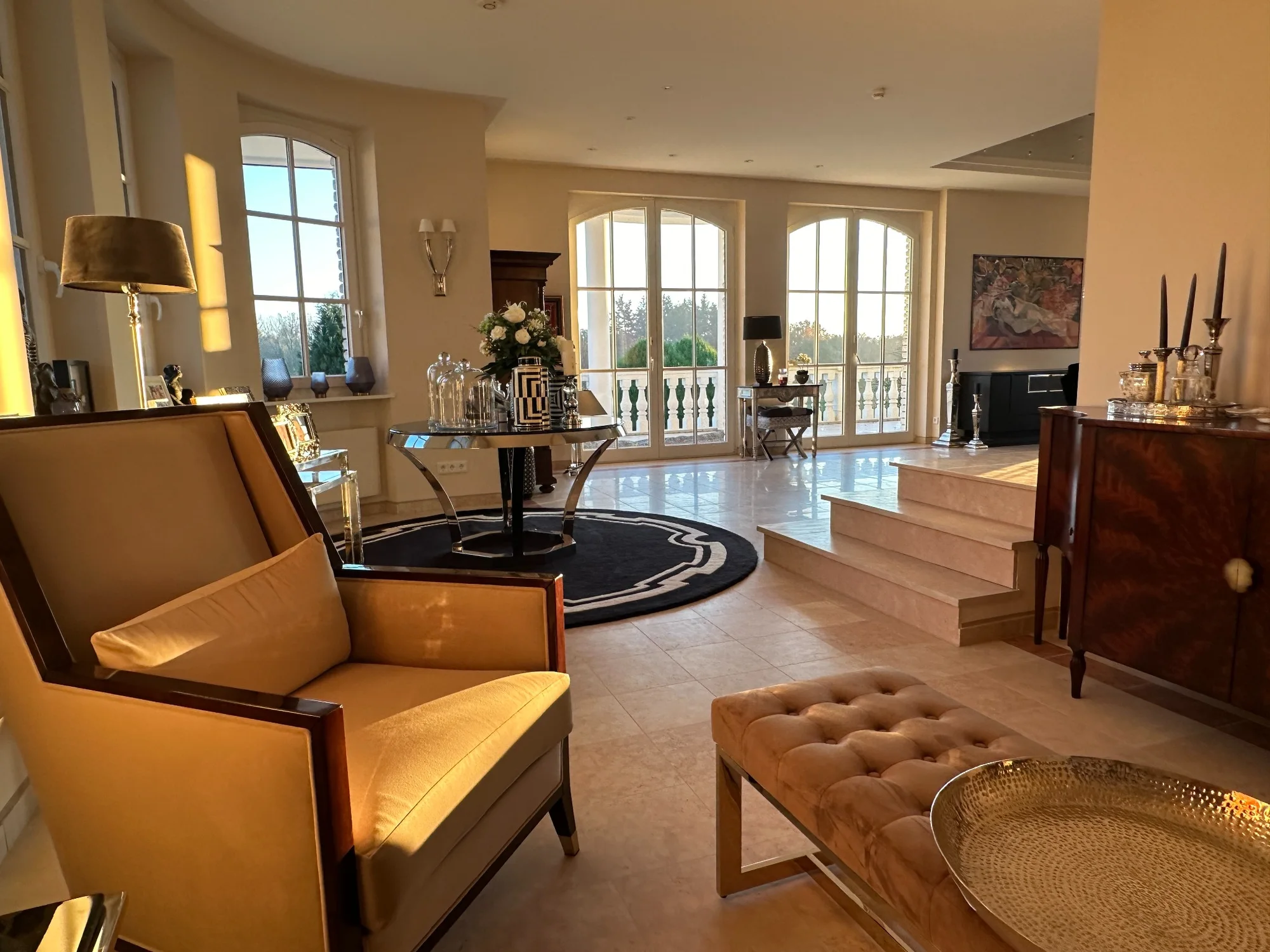 Exklusiver Wohnbereich der Villa Wunderschön